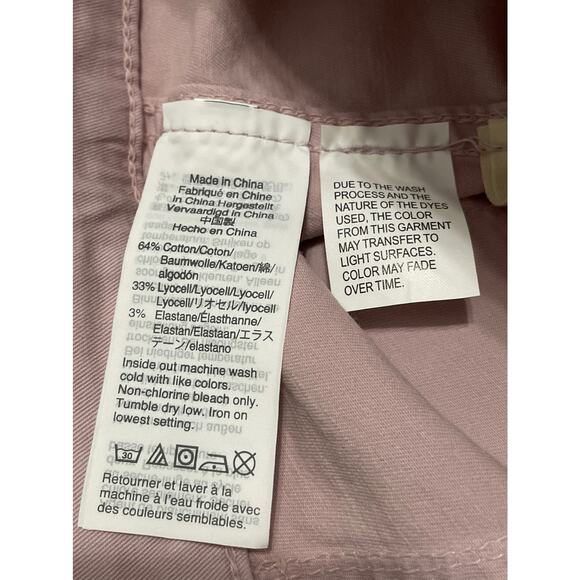 MADEWELL Lilac Stovepipe Fatigue Pants Size 24 - Picture 6 of 10